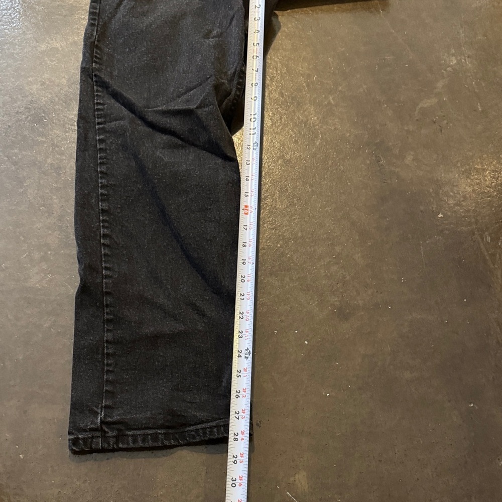 Wrangler Five Star Premium Denim Flex Jeans 34x30 Black Relaxed Fit - Picture 5 of 6